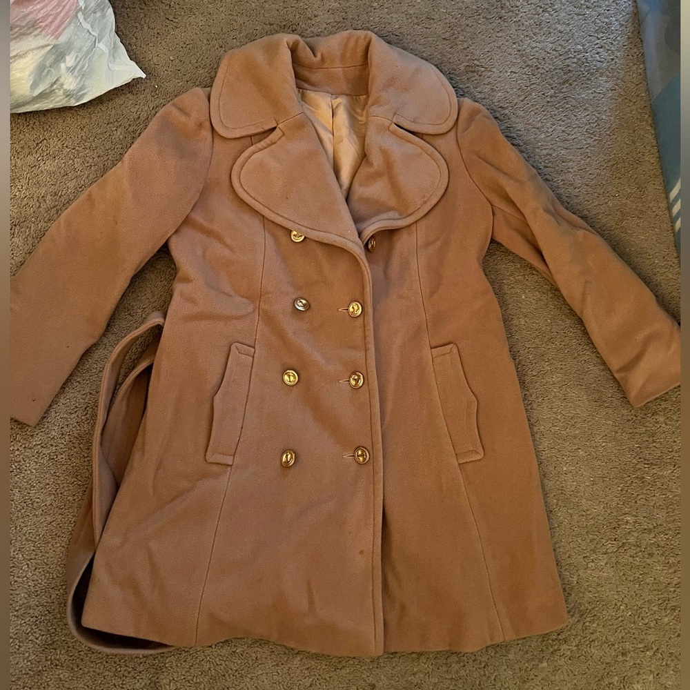 Tan Pea Coat